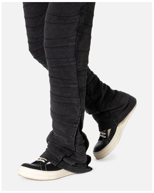 MNML Black Rave Double Cargo Pants for men