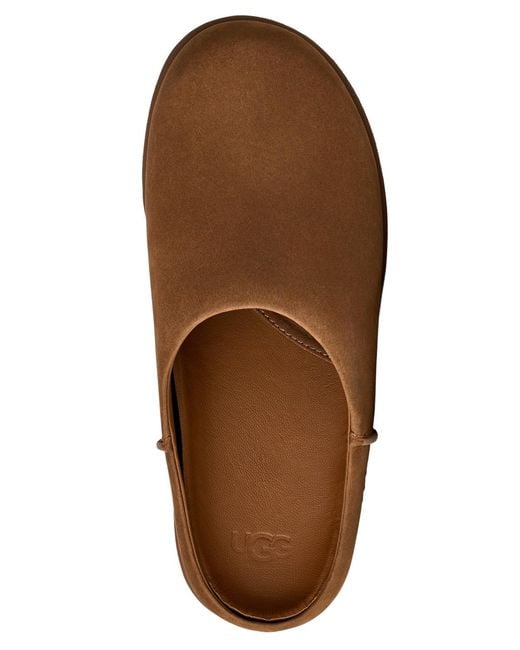 Ugg Brown Otzo Round Toe Clogs