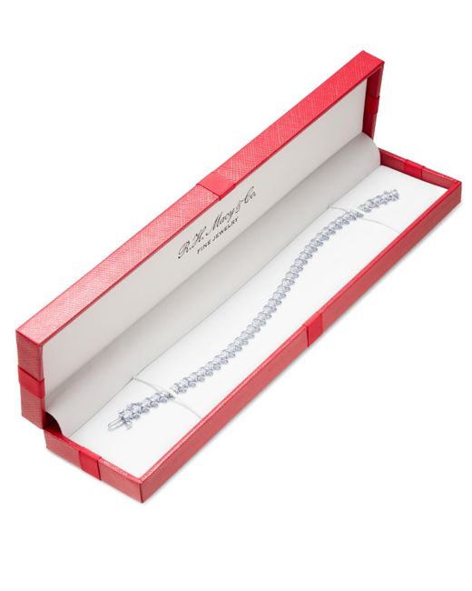 Macy's White Diamond Twist Bracelet (2 Ct. T.w.