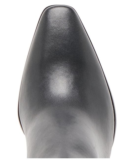 Dolce Vita Black Emmi Wide-calf Pointed-toe Blade-heel Knee-high Tall Dress Boots