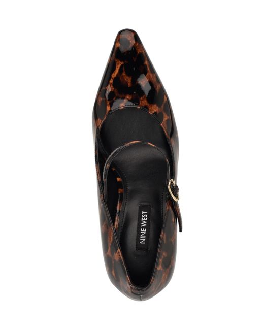 Nine West Black Sista Mary Jane Pointy Toe Pumps