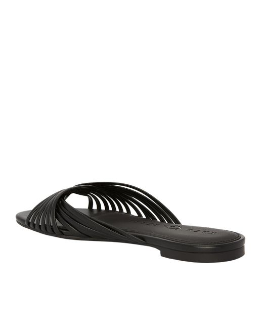 Katy Perry White Halie Intertwined Slide Slip-on Flat Sandals
