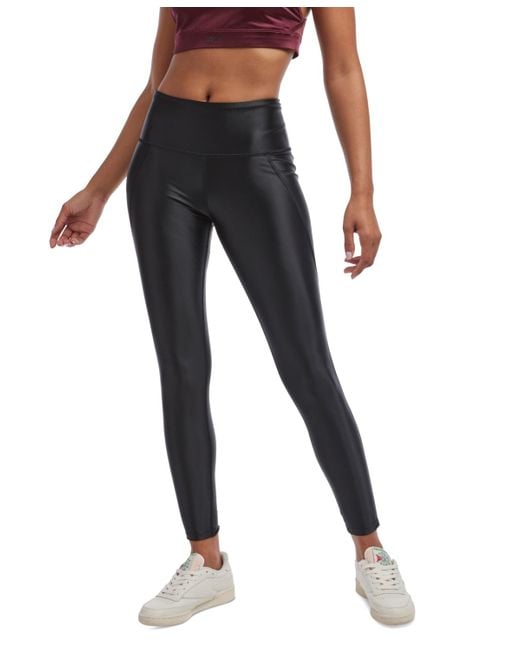 Reebok Lux High-rise Shine Full-length leggings in Black