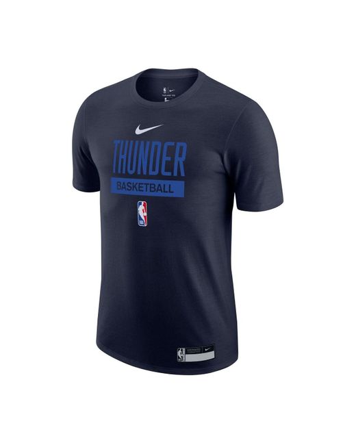 Nike Navy Oklahoma City Thunder 2022/23 Legend On-court Practice  Performance T-shirt in Blue for Men | Lyst