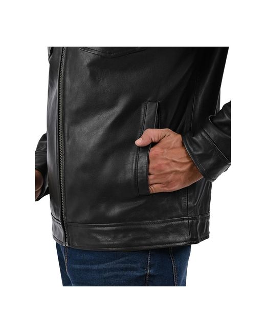 Frye Black Regular-fit Collared Neck Jacket for men