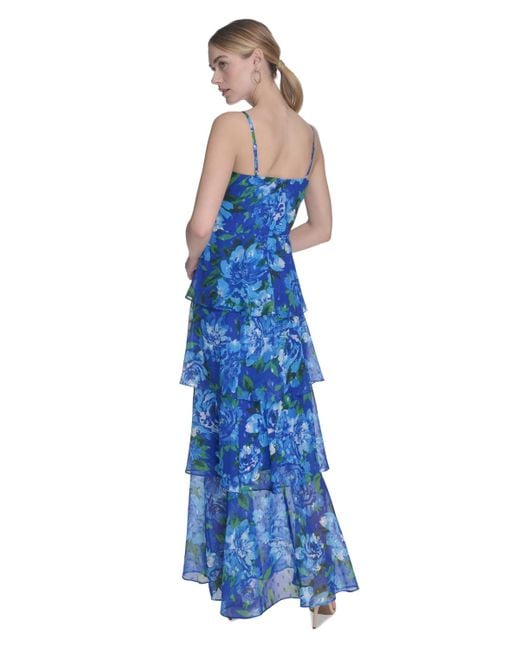 Amazon.com: Eliza J Women's Surplus Hi Lo Maxi Style Printed