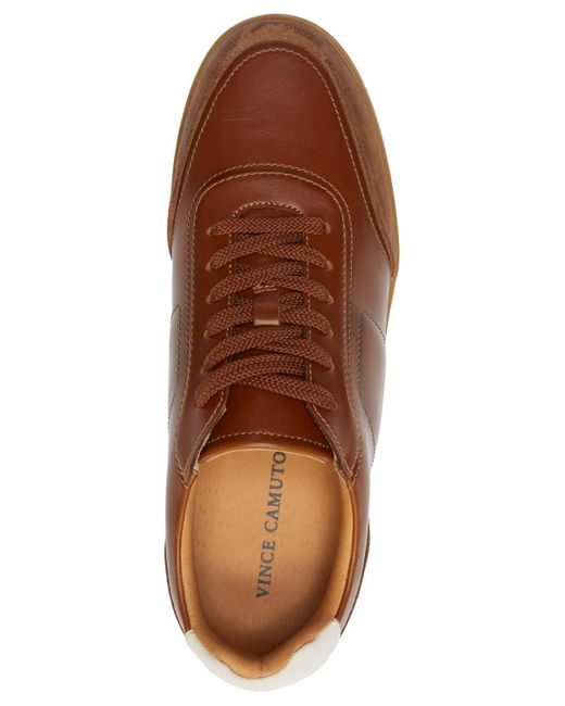 Vince Camuto Brown Bayrd Low Top Sneaker for men