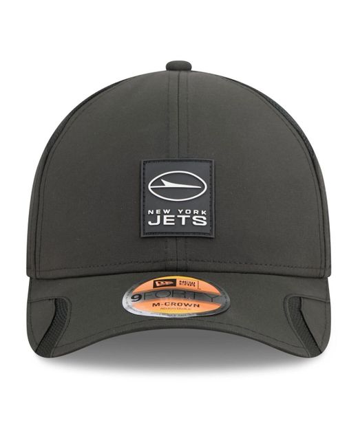 KTZ Gray New York Jets 2025 Sideline M-crown 9forty Adjustable Hat for men