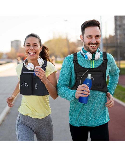 Batfox Black Running Chest Pack