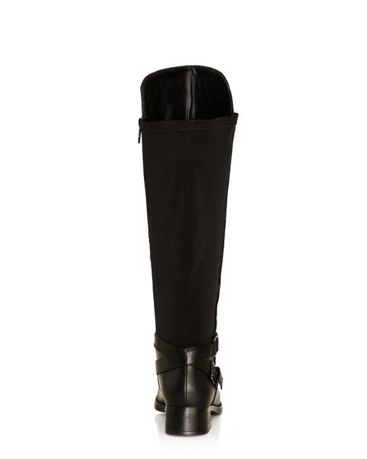 Avenue Wide Fit Diana Boot in Black Lyst