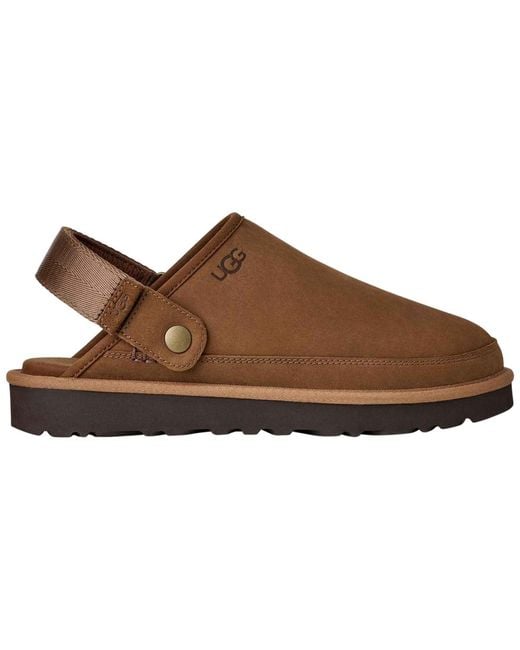 Ugg Brown Goldencoast Round-toe Clogs for men