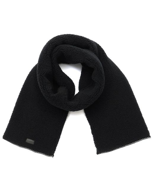 Ugg Blue Braid Chunky-knit Wrap Scarf