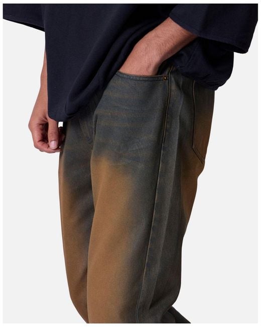 MNML Black D732 Rust Wash Denim for men