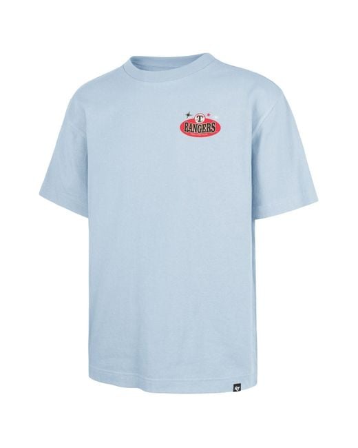 '47 Blue Texas Rangers Ice Cream Parlor Foundation T-shirt for men