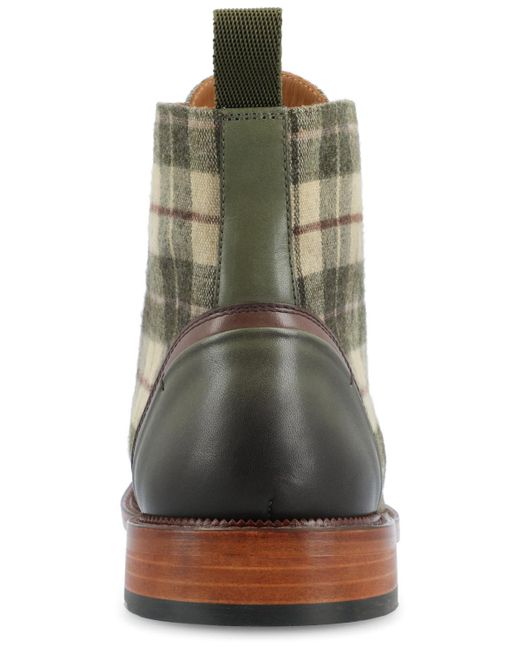Taft Brown The Jack Lace-up Cap Toe Boot for men