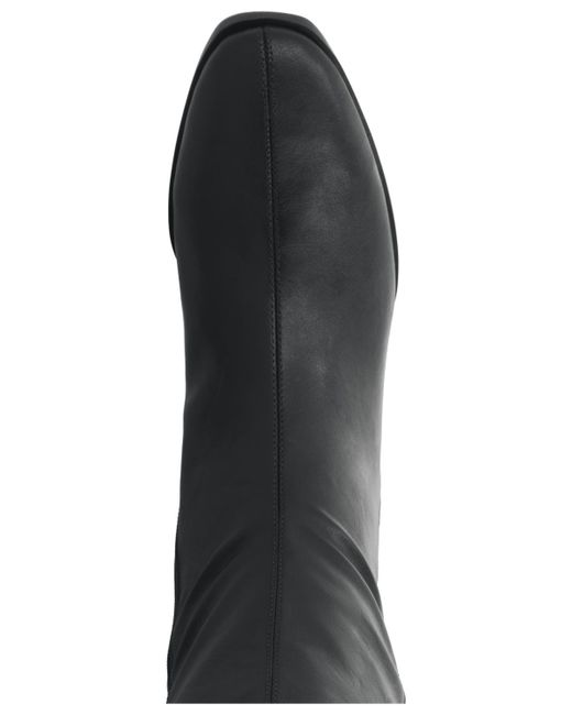 Journee Collection Black Devri Square Toe Boots