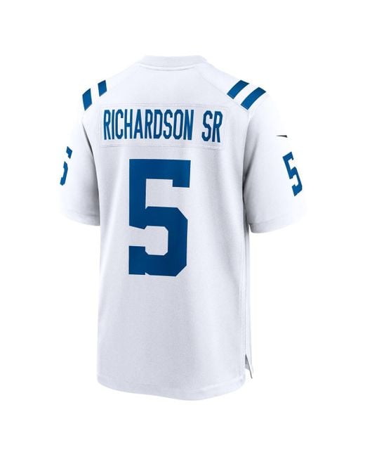 Nike Blue Anthony Richardson Sr. Indianapolis Colts Game Jersey for men