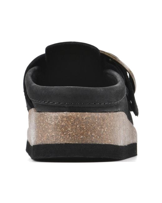 White Mountain Black Bueno Slip On Clogs