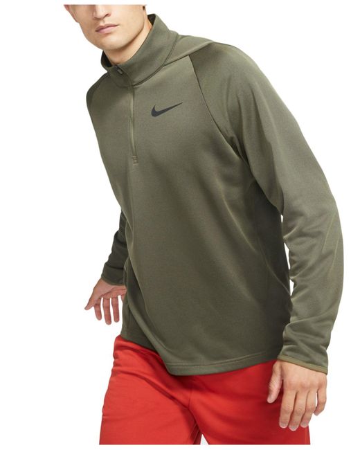 nike quarter zip training top