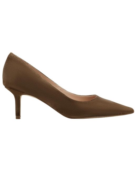 Marc Fisher Brown Alola Kitten Heel Pumps