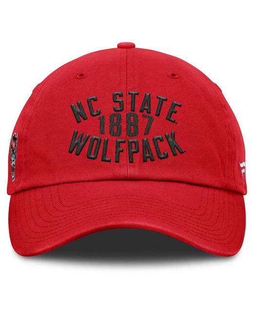 Fanatics Red Nc State Wolfpack Archer Adjustable Hat for men