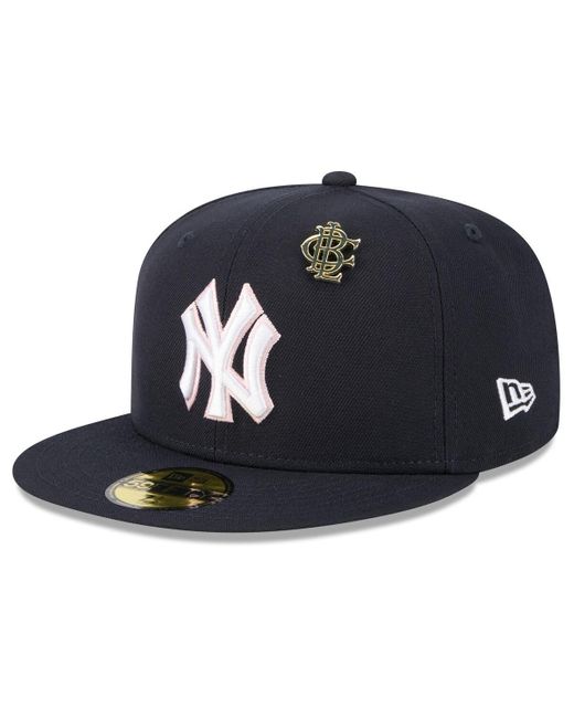 KTZ Blue New York Yankees 2025 Big League Chew 59fifty Fitted Hat for men