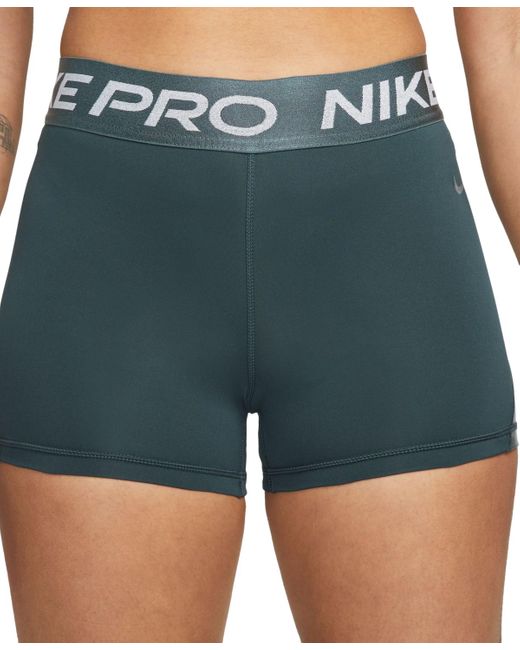 Nike Green Pro 3" Mid-rise Shorts
