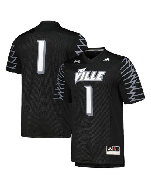 Adidas Black #1 Louisville Cardinals 2023 Premier Jersey for men