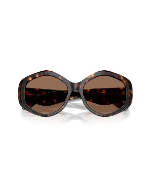 Tory Burch Brown Large Sunglasses