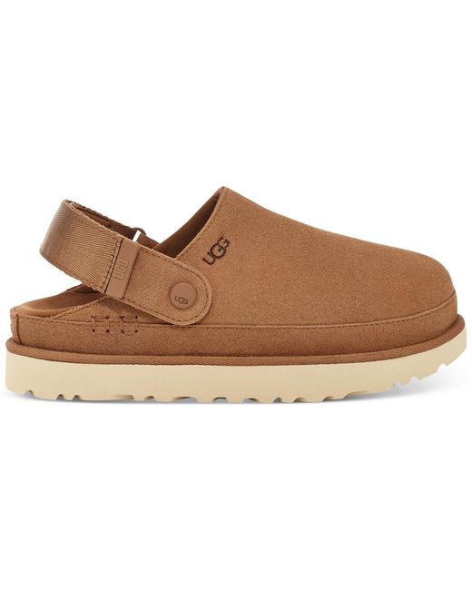 Ugg Brown Goldenstar Slingback Clogs
