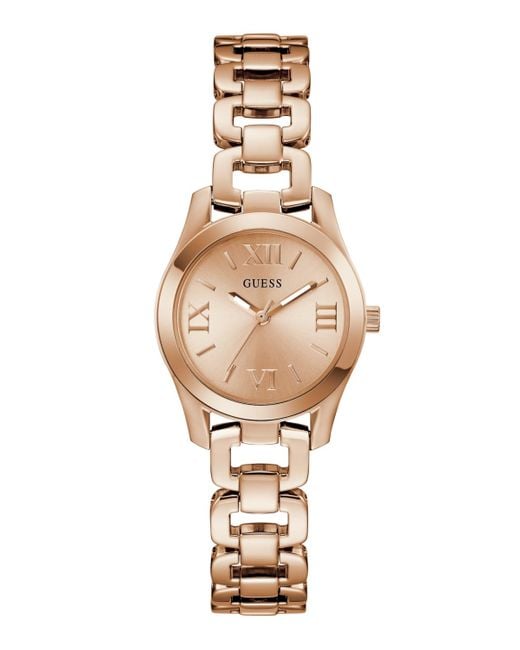 Guess Metallic Tone Analog Watch
