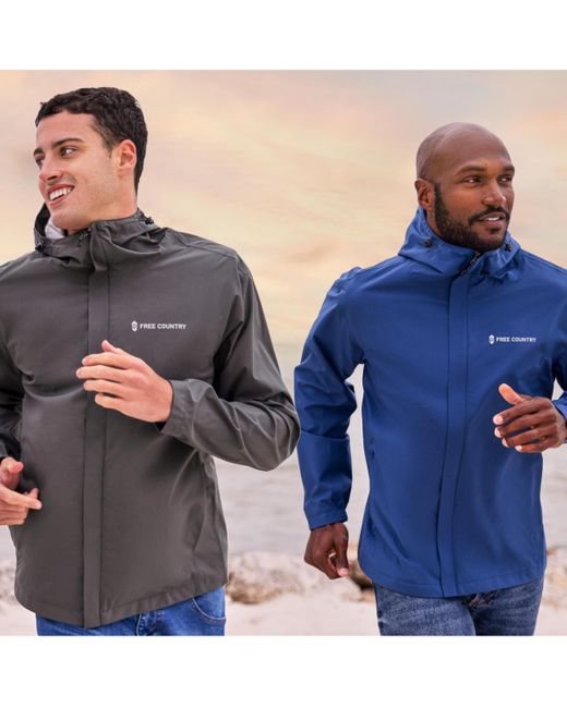 Free Country Green Hydro Lite X2o Spectator Waterproof Rain Jacket for men