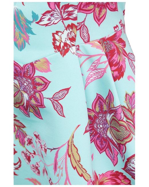 Oasis Blue Strappy Midi Prom Dress