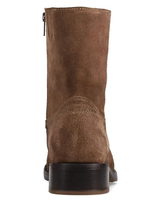 Frye Brown Campus Inside Zipper Boots for men