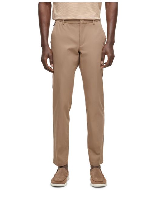 Boss Natural Boss By Stretch Slim-fit Trousers for men
