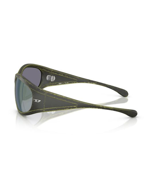 DIESEL Green Large Sunglasses