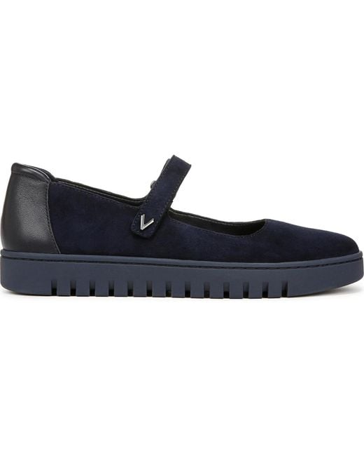 Vionic Blue Uptown Mary Jane Flats