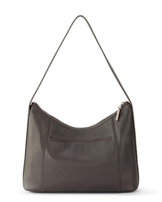 The Sak Brook Leather Hobo in Gray Lyst