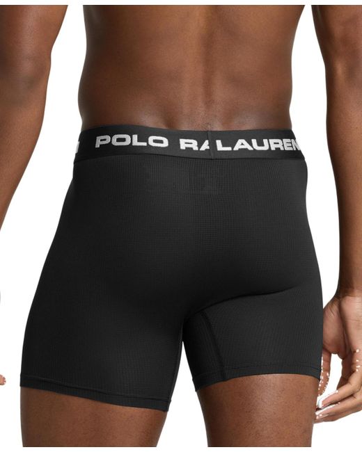 Polo Ralph Lauren Perfect Pouch Boxer Briefs in Black for Men Lyst