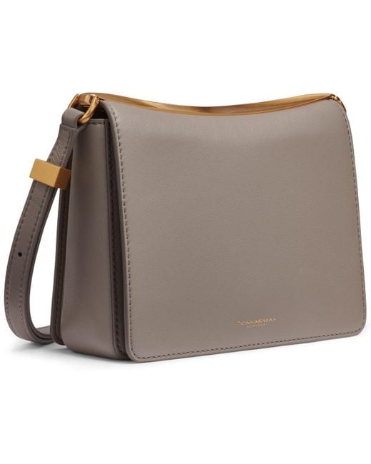Donna Karan Brown Jericho Flap Shoulder
