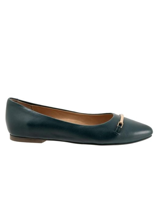 Trotters Blue Everly Flat