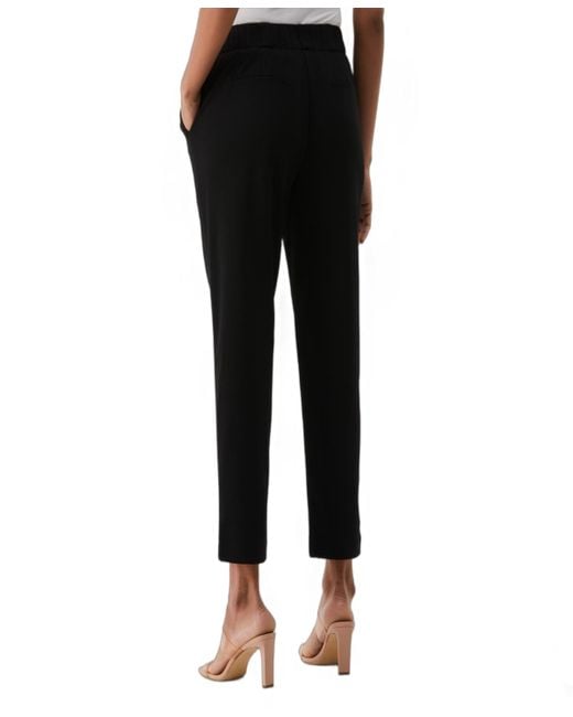 Rafaella Black Petite Easy Pull On Pants