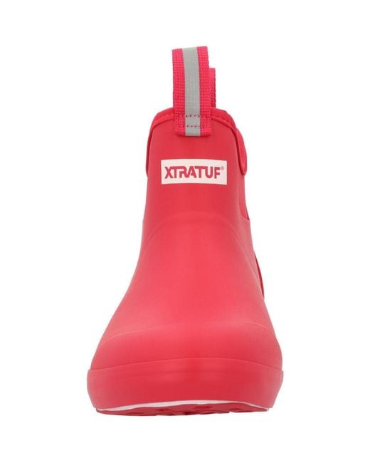 XtraTuf Red Ankle Deck Boot