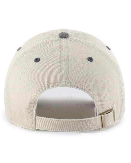 '47 Gray Philadelphia Eagles Breaking Trail Clean Up Adjustable Hat