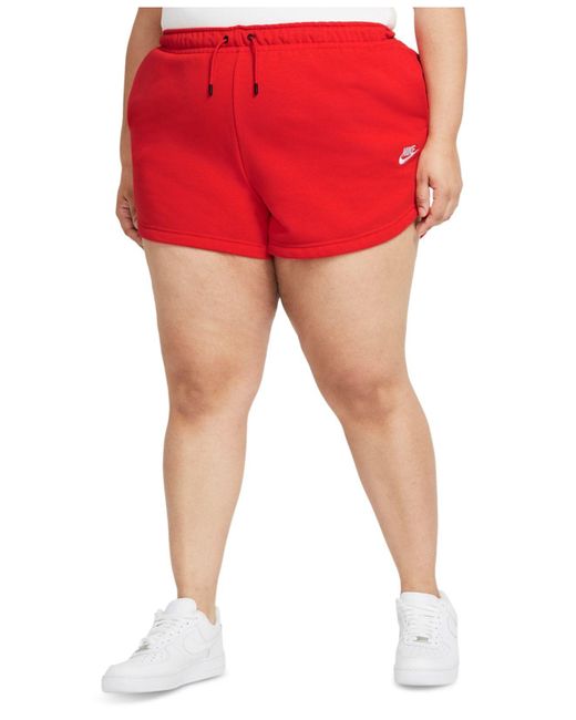 nike sportswear essential french terry shorts