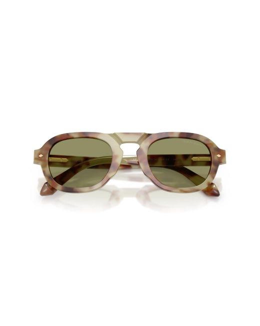 Giorgio Armani Green Rectangle Sunglasses for men