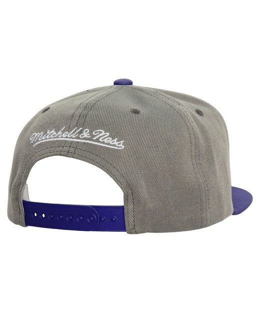 Mitchell & Ness Gray Tampa Bay Rays Cooperstown Collection Basic Flip Snapback Hat for men