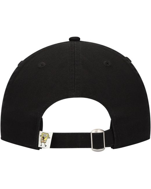 KTZ Black Spongebob Squarepants 9twenty Adjustable Hat for men