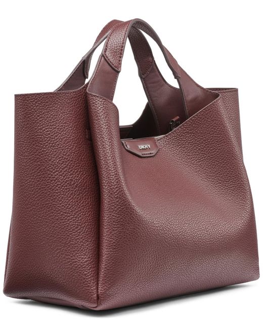 DKNY Purple Willa Top Handle Satchel Bag