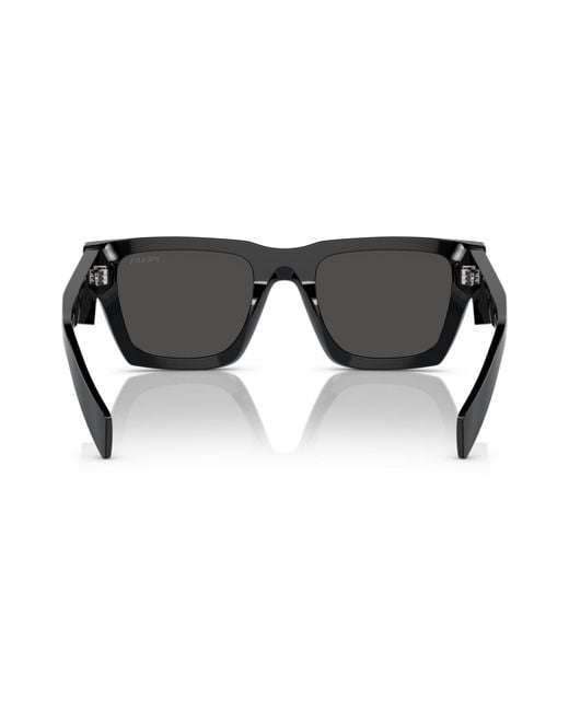 Prada Black Symbole Square Sunglasses for men